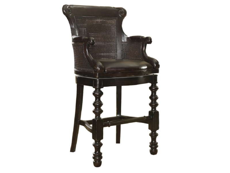 Swivel Seat with Cushion in Tamarind