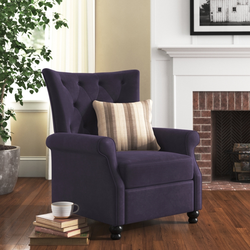 Upholstered Stylish Recliner Chair