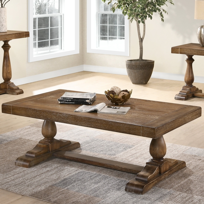 Rustic Distressed Wood Rectangular Tabletop