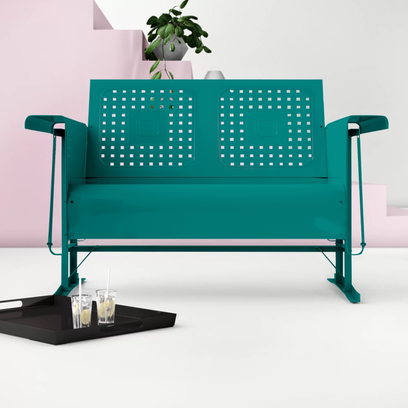 Patio Sofa with Glider Function