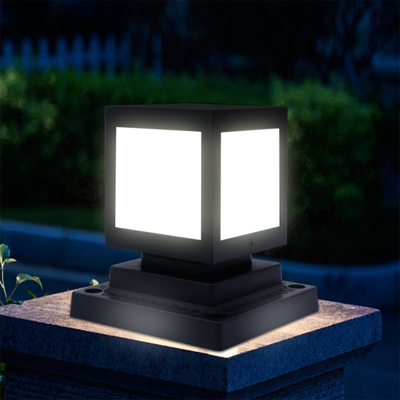 Black LED Outdoor Post Light