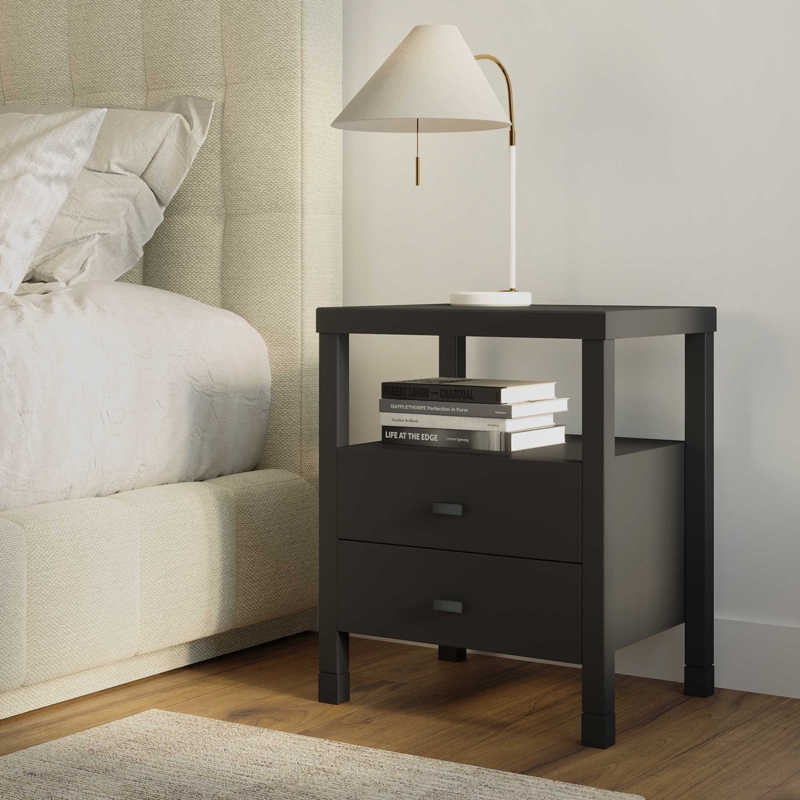 Minimalist Nightstand with Storage
