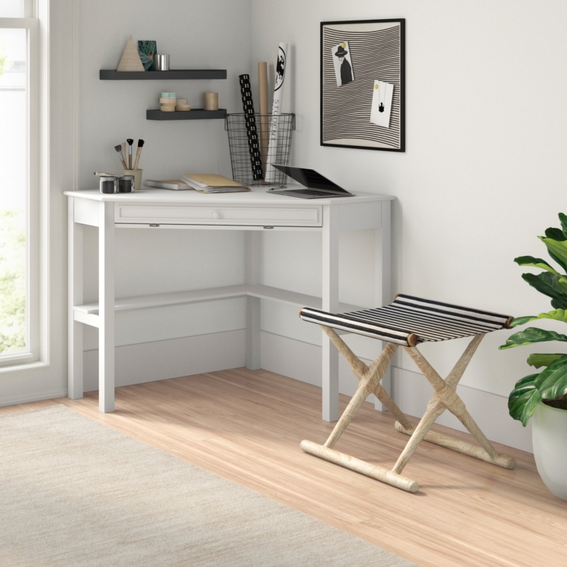 Corner Computer Desk with Storage