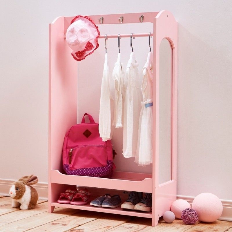 princess dress up rack Amazon.com: Curipeer Kids Dress up Storage with Mirror, Kids Wardrobe with 3 Hooks, Kids Closet for Girls Boys, Open Hanging Armoire Costume Organizer for Bedroom, Preschool, Classroom, White : Home & Kitchen