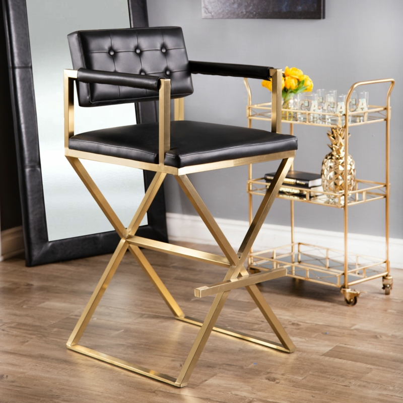 Director Chair Style Bar Stool