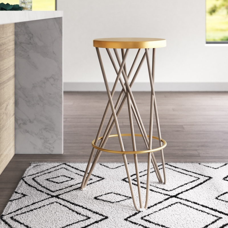 Chic Rustic-Glam Counter & Bar Stool