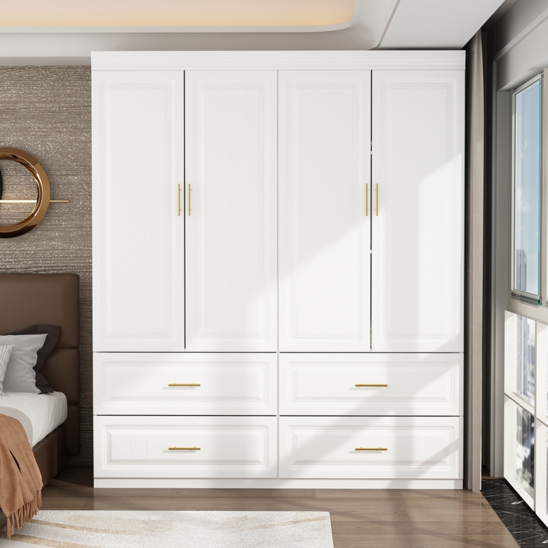 Light Luxury Freestanding Armoire