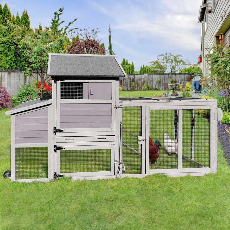 Mobile Chicken Coop with Expandable Design