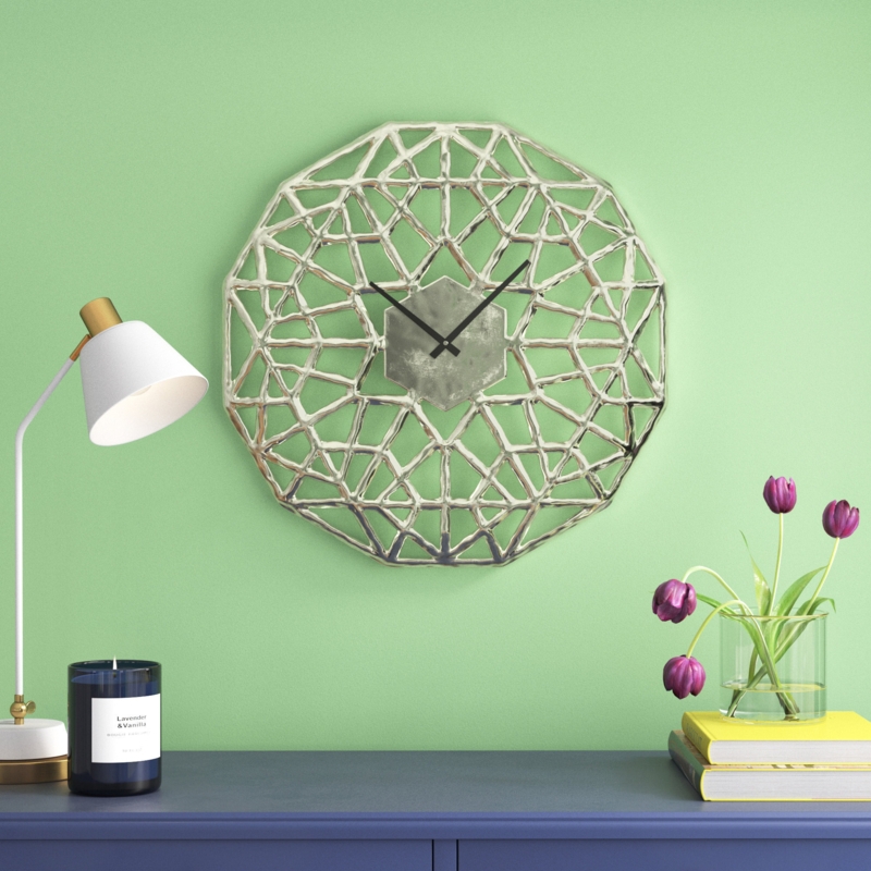 Round Cutout Wall Clock