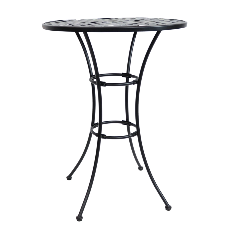 Elegant Outdoor Bar Height Table and Chairs Set