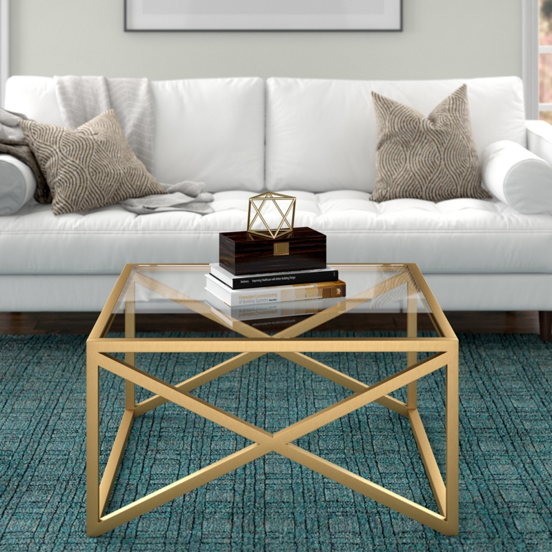 Urban-Inspired Glass Coffee Table