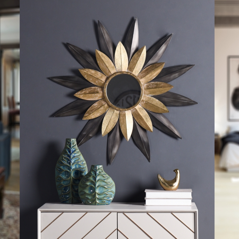 Starburst Framed Wall Mirror