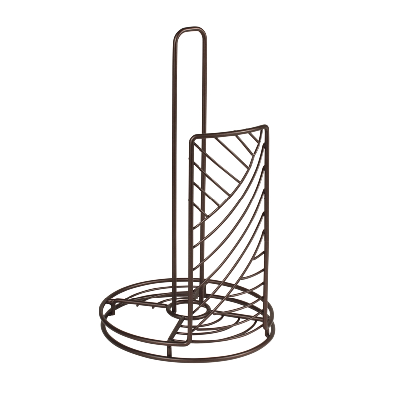 Free-Standing Geometric Paper Towel Holder