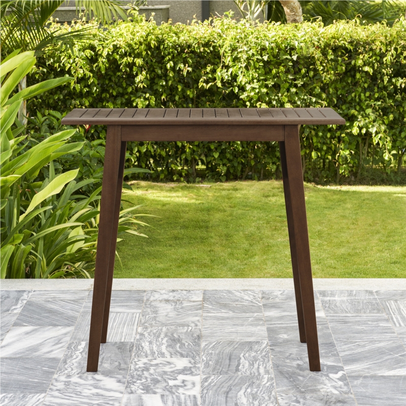 Midcentury Modern Patio Bar Table