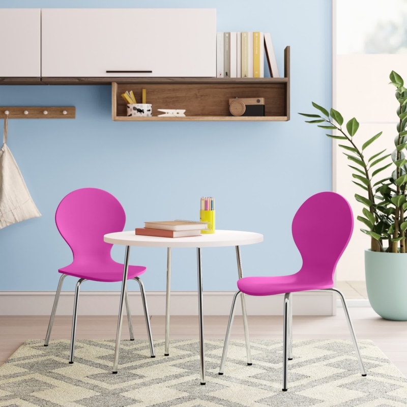 Three-Piece Kids Table and Chair Set