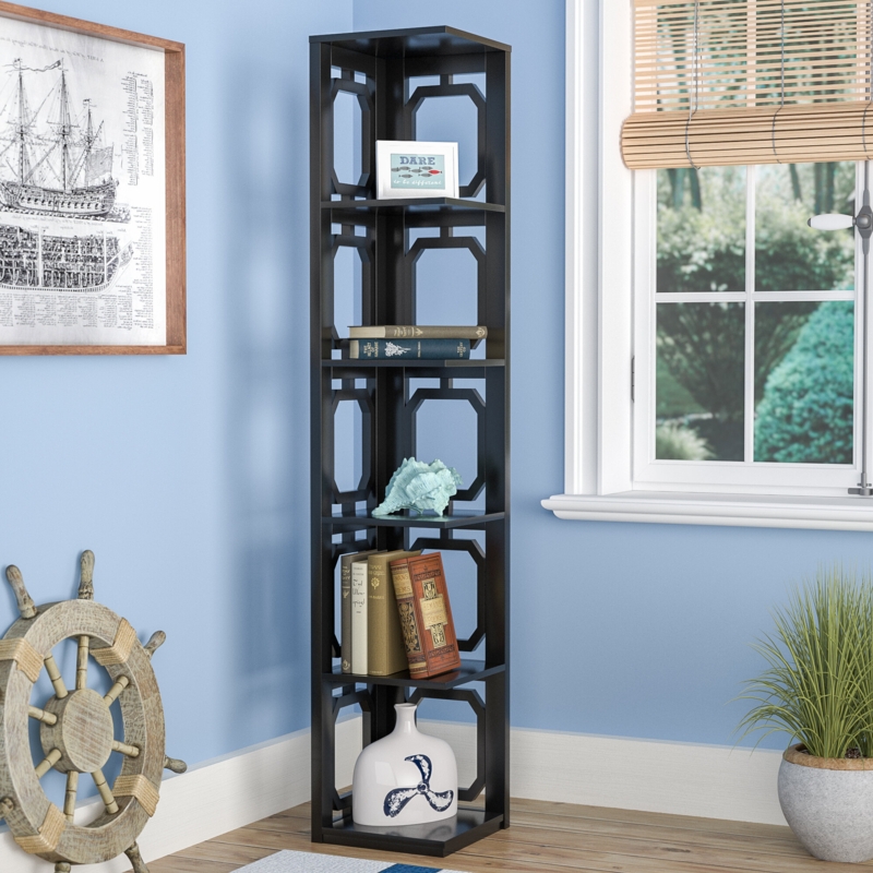 Corner Bookcase for Compact Spaces