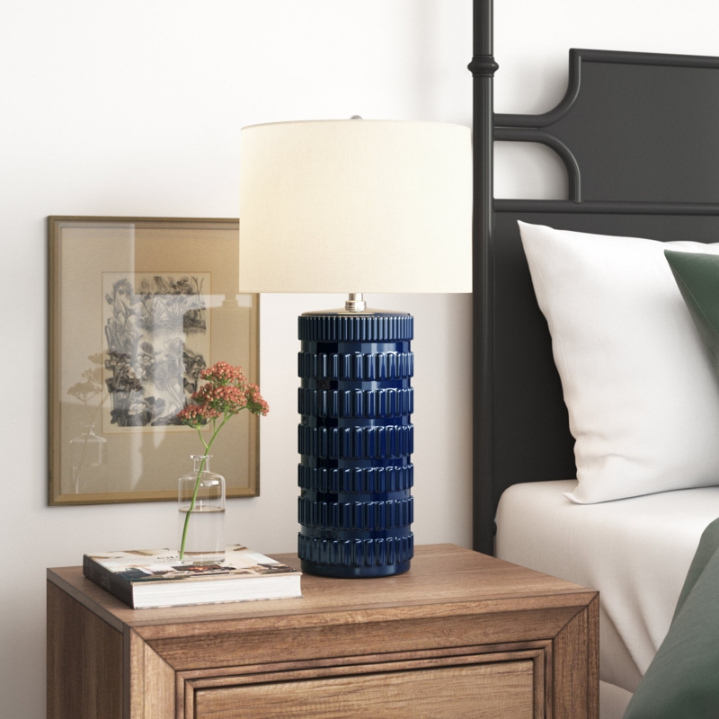 Contemporary 25" Ceramic Table Lamp