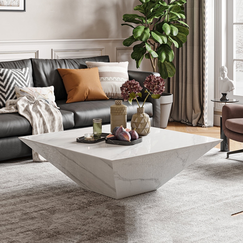 Trapezoid Modern Coffee Table