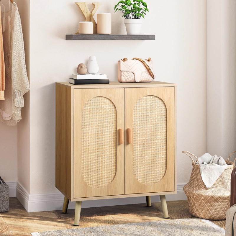 Bohemian-Style Freestanding Shoe Cabinet