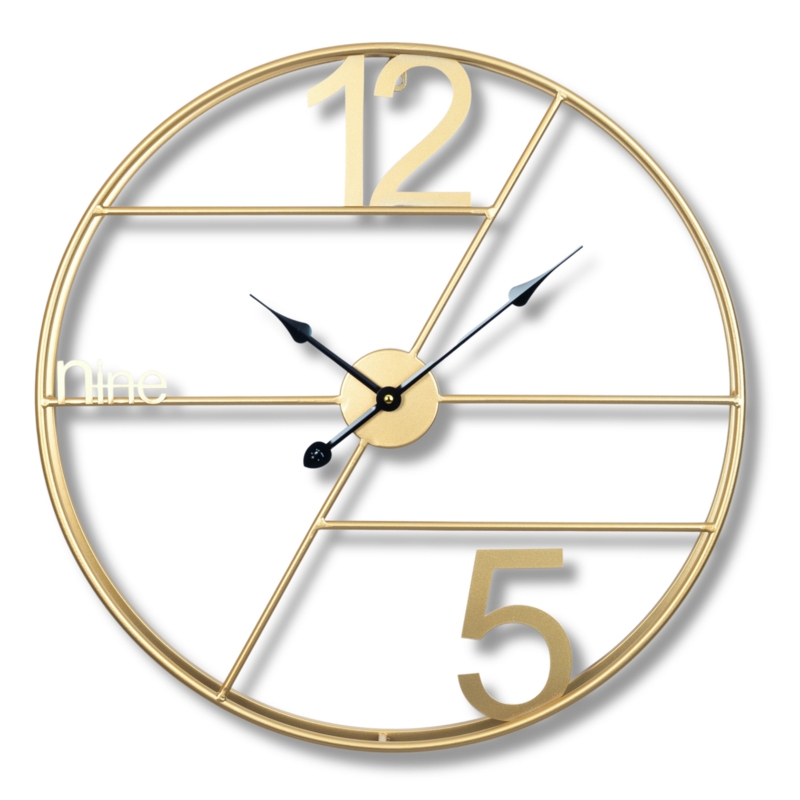 Round 60 cm Metal Wall Clock