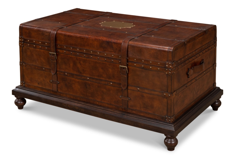 Trunk Coffee Table with Bun Feet