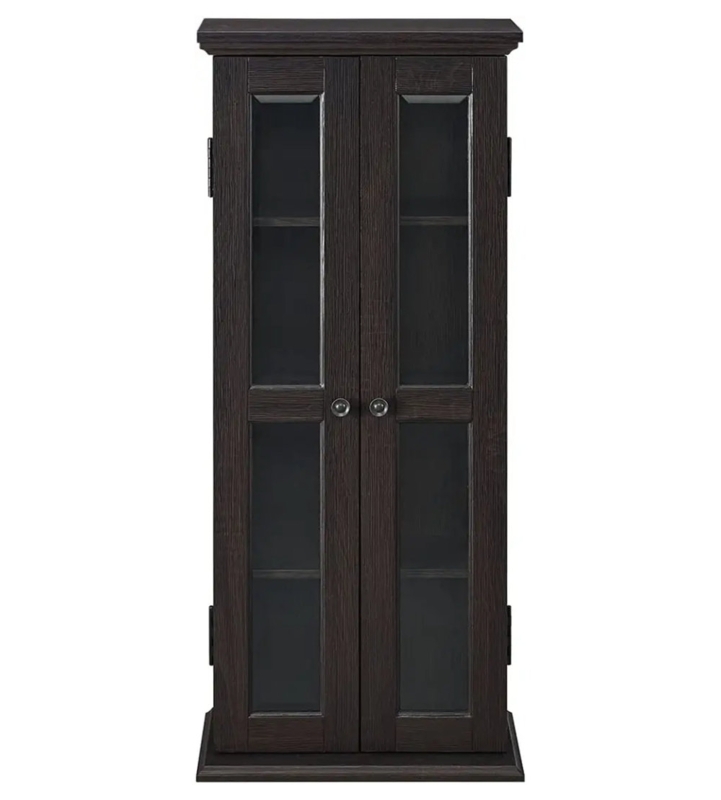Versatile Media Tower with Adjustable Shelves