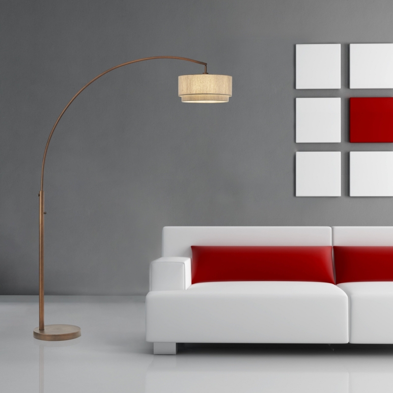 Modern LED Arched Floor Lamp