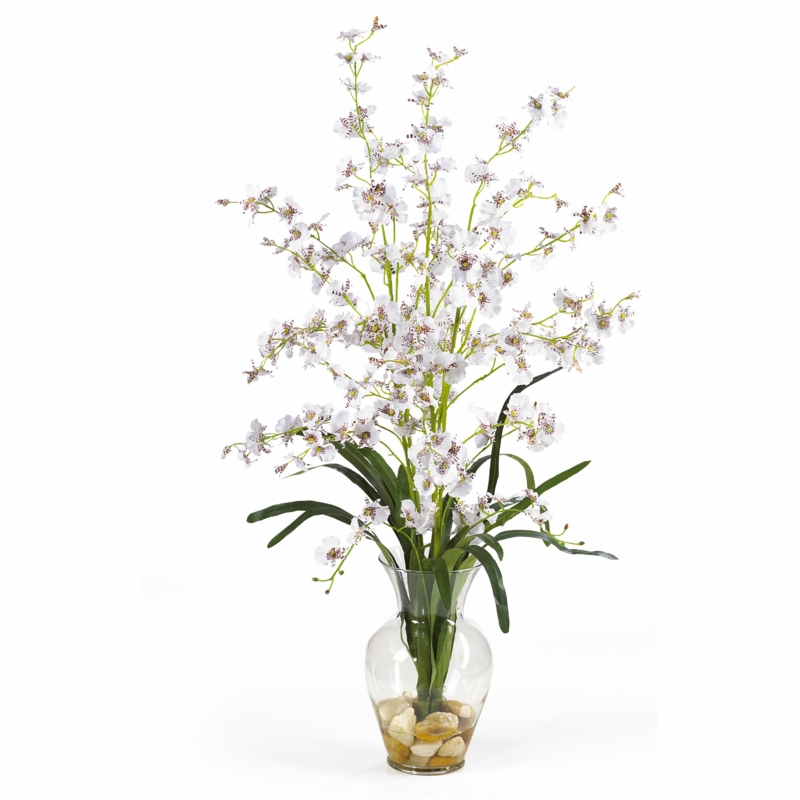 Silk Dancing Lady Orchids Arrangement