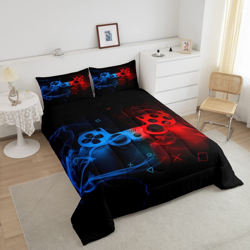 Microfiber Comforter Quilt Set with Pillowcases