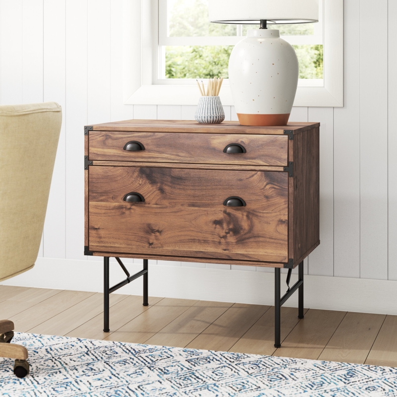 Coastal Farmhouse Filing Cabinet