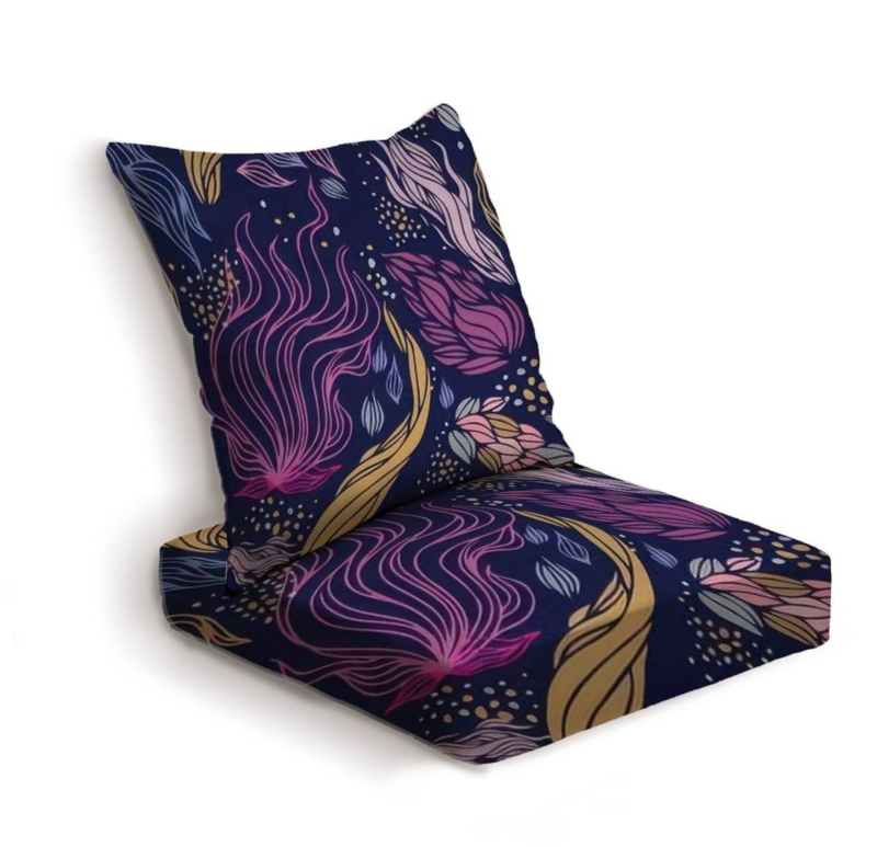 Deep Seat Cushion Set for Outdoors