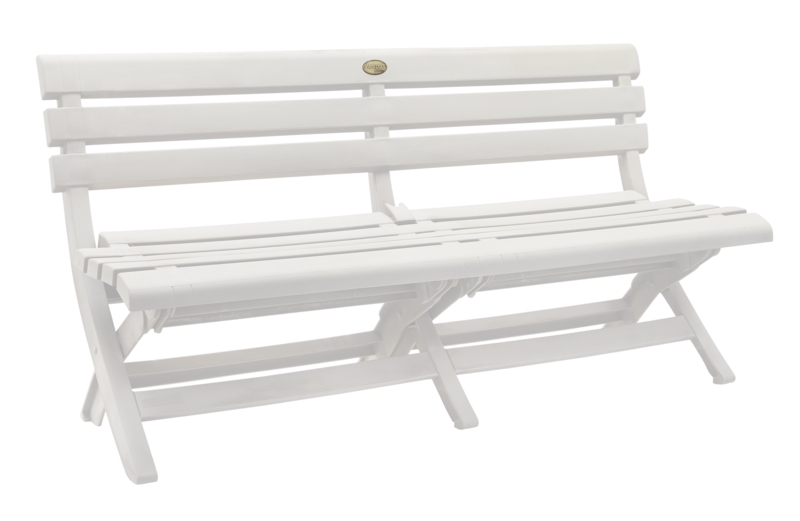 Resin Bench with Comfort and Durability