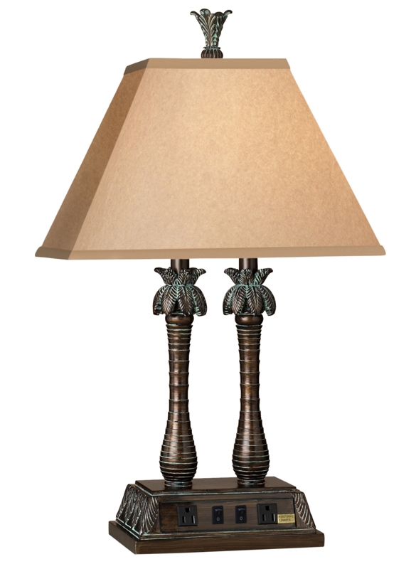 Handcrafted Resin Table Lamp