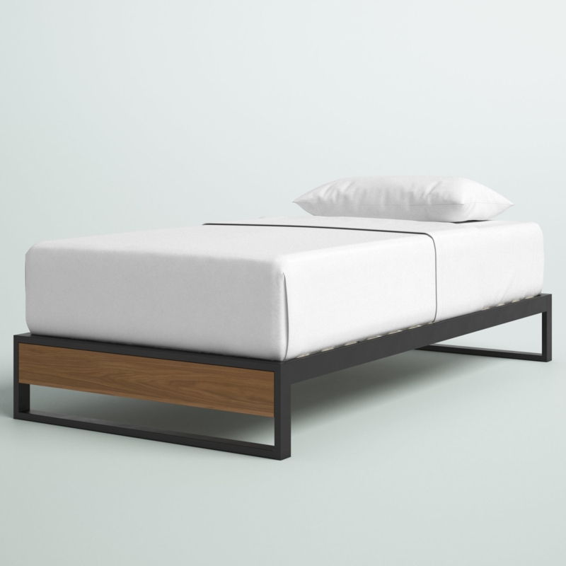 Modern-Industrial Platform Bed