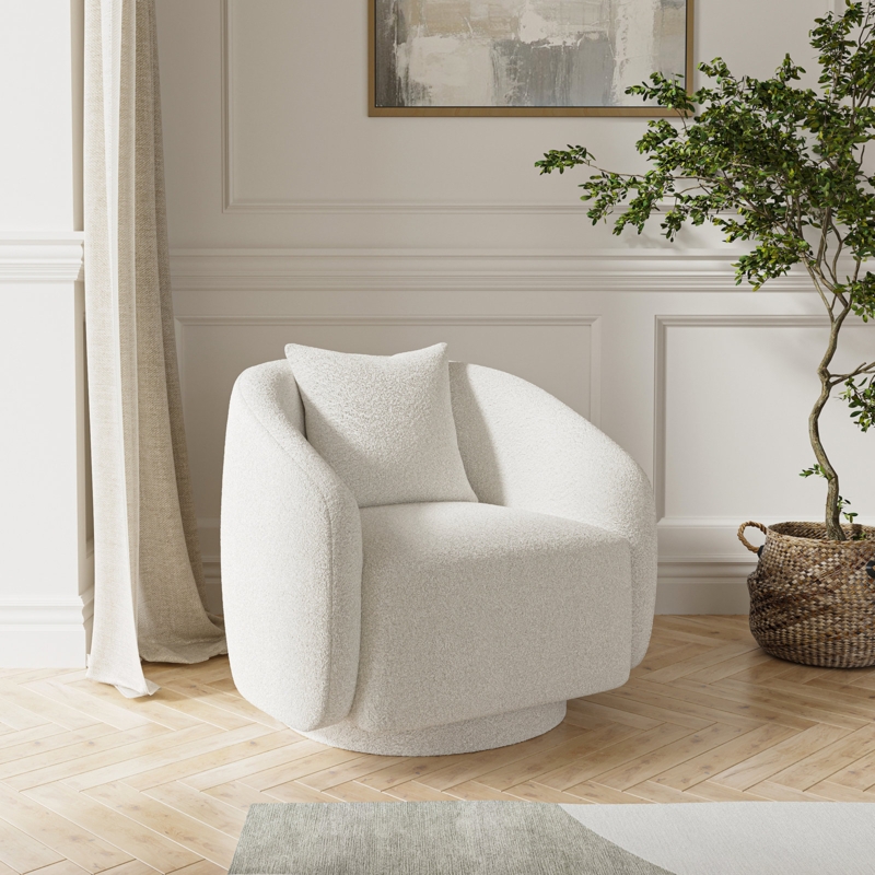 Upholstered Barrel Chairs