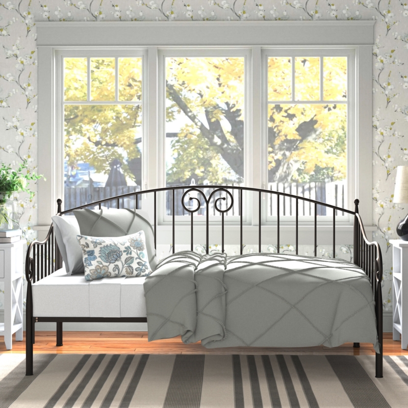 Elegant Bronze Metal Daybed