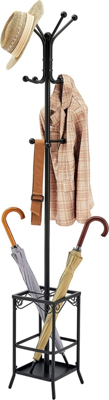 Coat Rack with Umbrella Stand