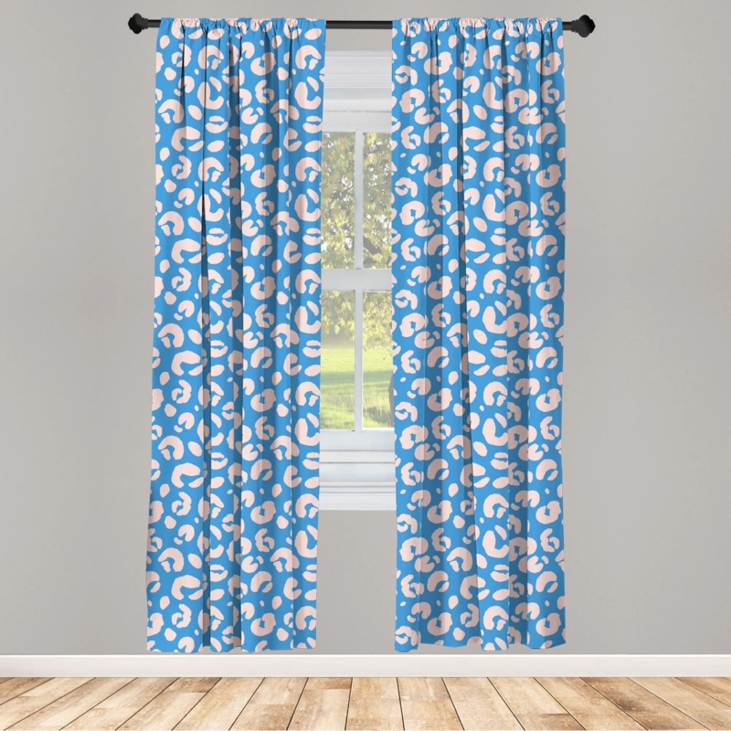 Modern Window Curtain Panel Set of 2