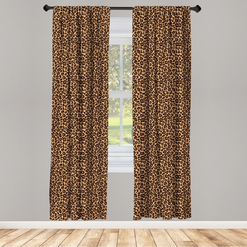 Versatile Microfiber Window Panel Set of 2