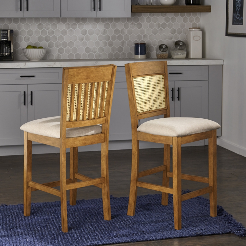 Cane Accent Counter Height Collection