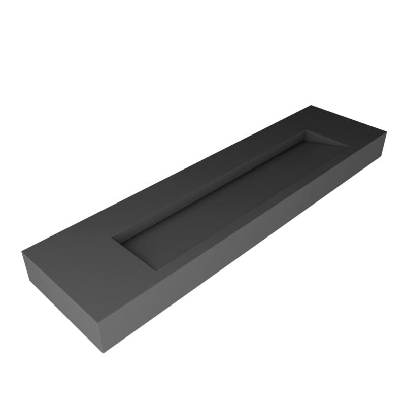 Modern Minimalist Wall-Mounted Sink