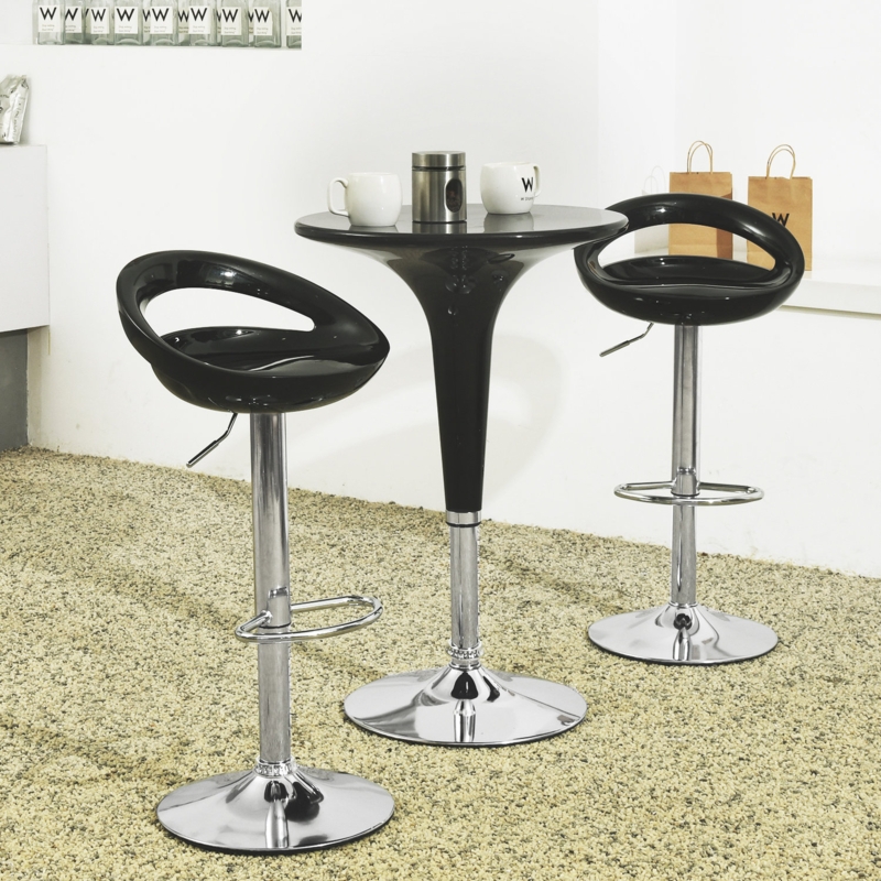 Margarita Cocktail Glasses Bar Height Dining Set