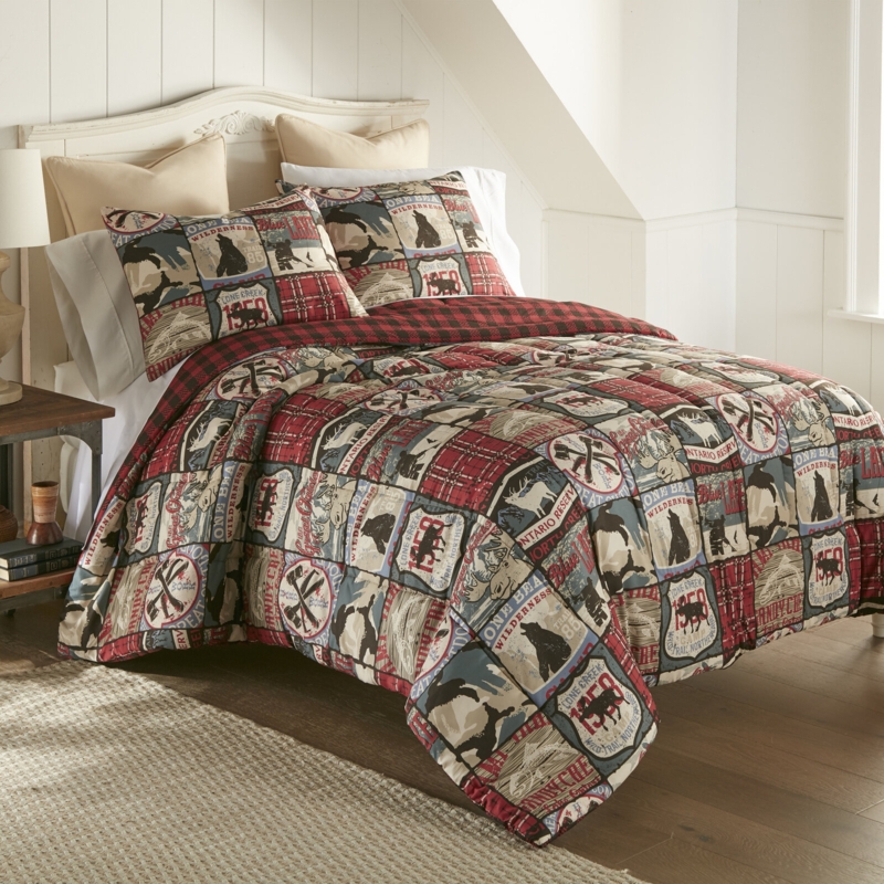 Wilderness 3pc Microfiber Comforter Set