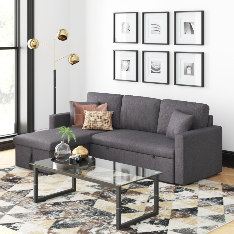 Versatile Sleeper Sofa with Hidden Storage