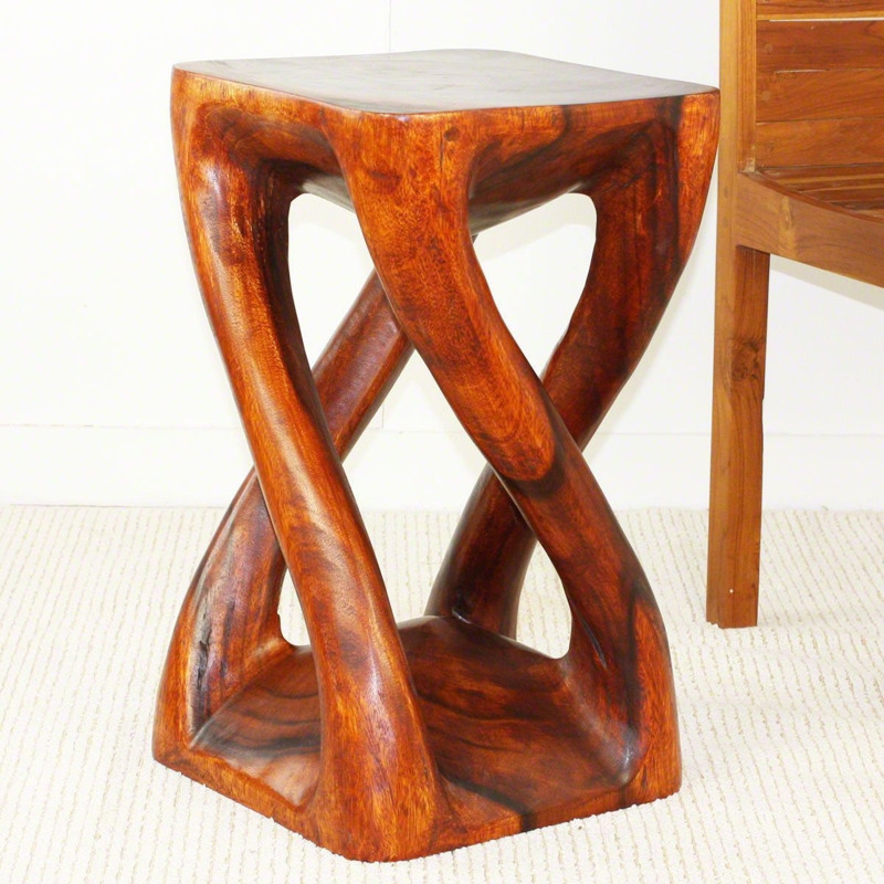 Vine Twist Monkey Pod Table