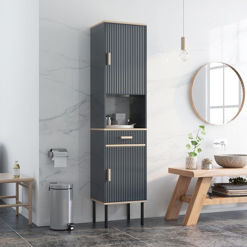 Solid Wood Linen Cabinet