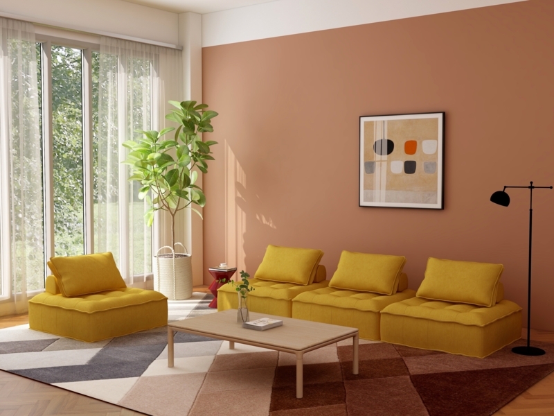 Corner Sectional with Modular Design