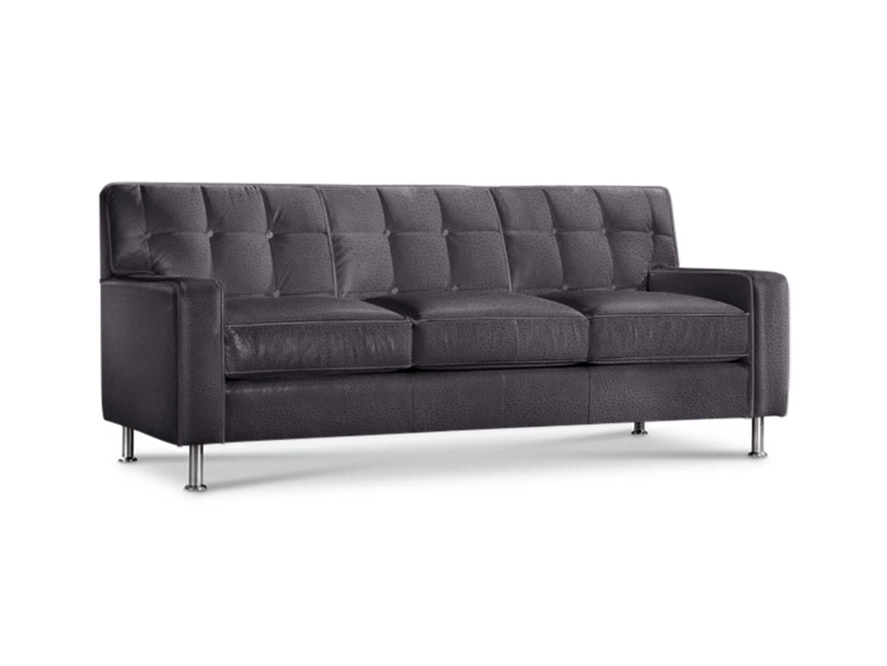 Biscuit Tufted Sofa with Aluminum Legs