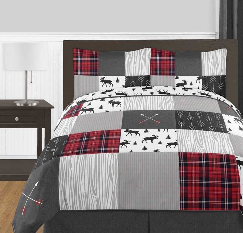 Rustic Patch 3 Piece Full/Queen Comforter Set