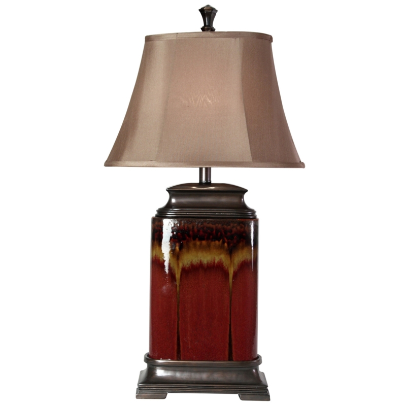 Dripping Glaze Ceramic Table Lamp